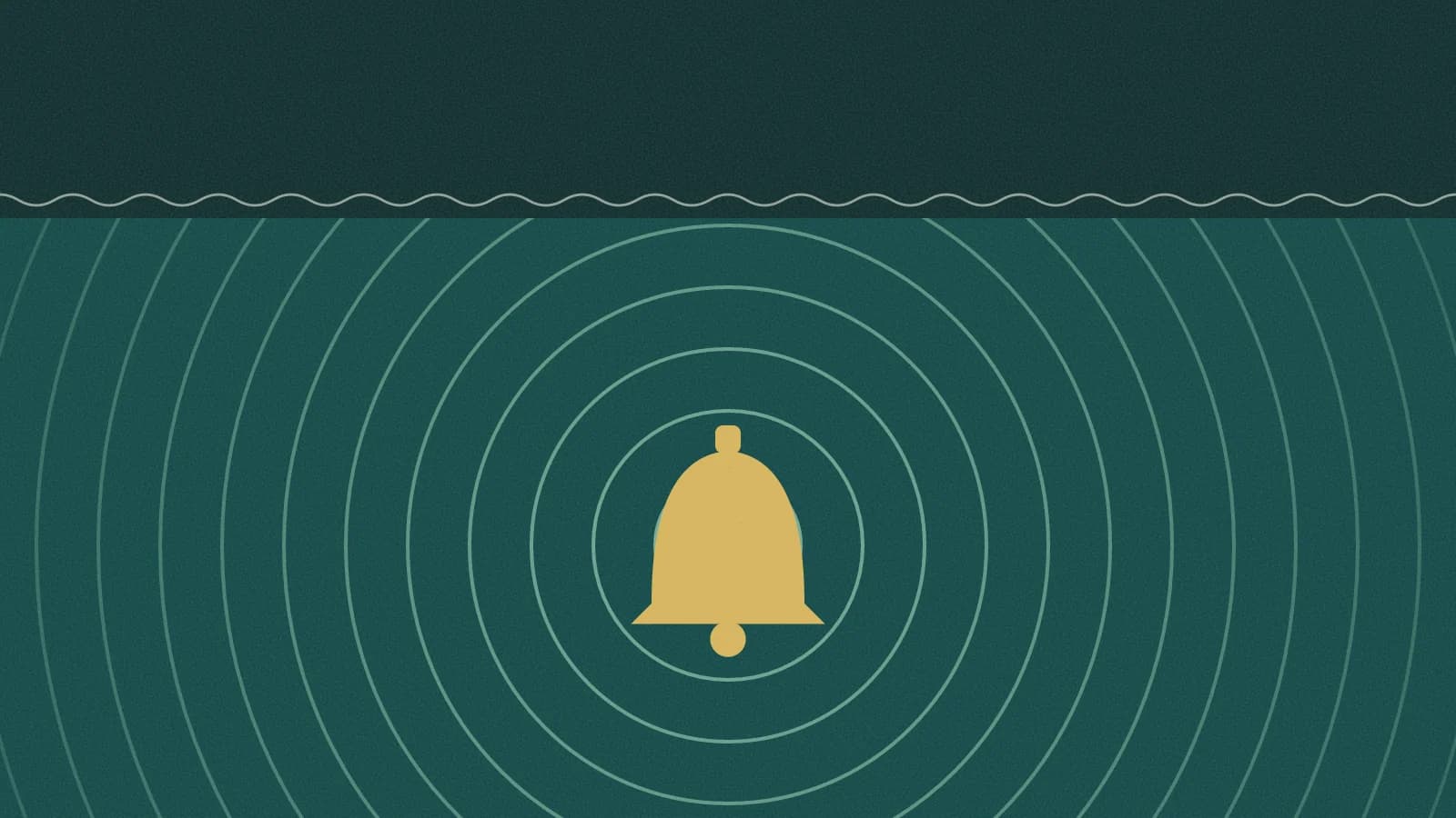 The sound of drowned bells